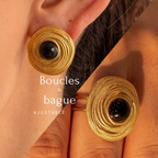 🔖Boucles&Bague Mounata