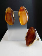 Boucles&Bague Ambre