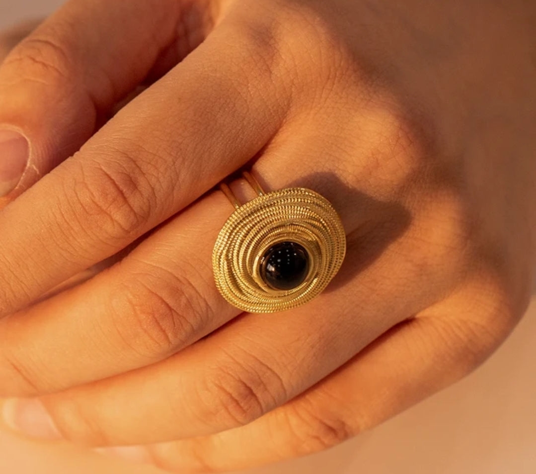 🔖Boucles&Bague Mounata