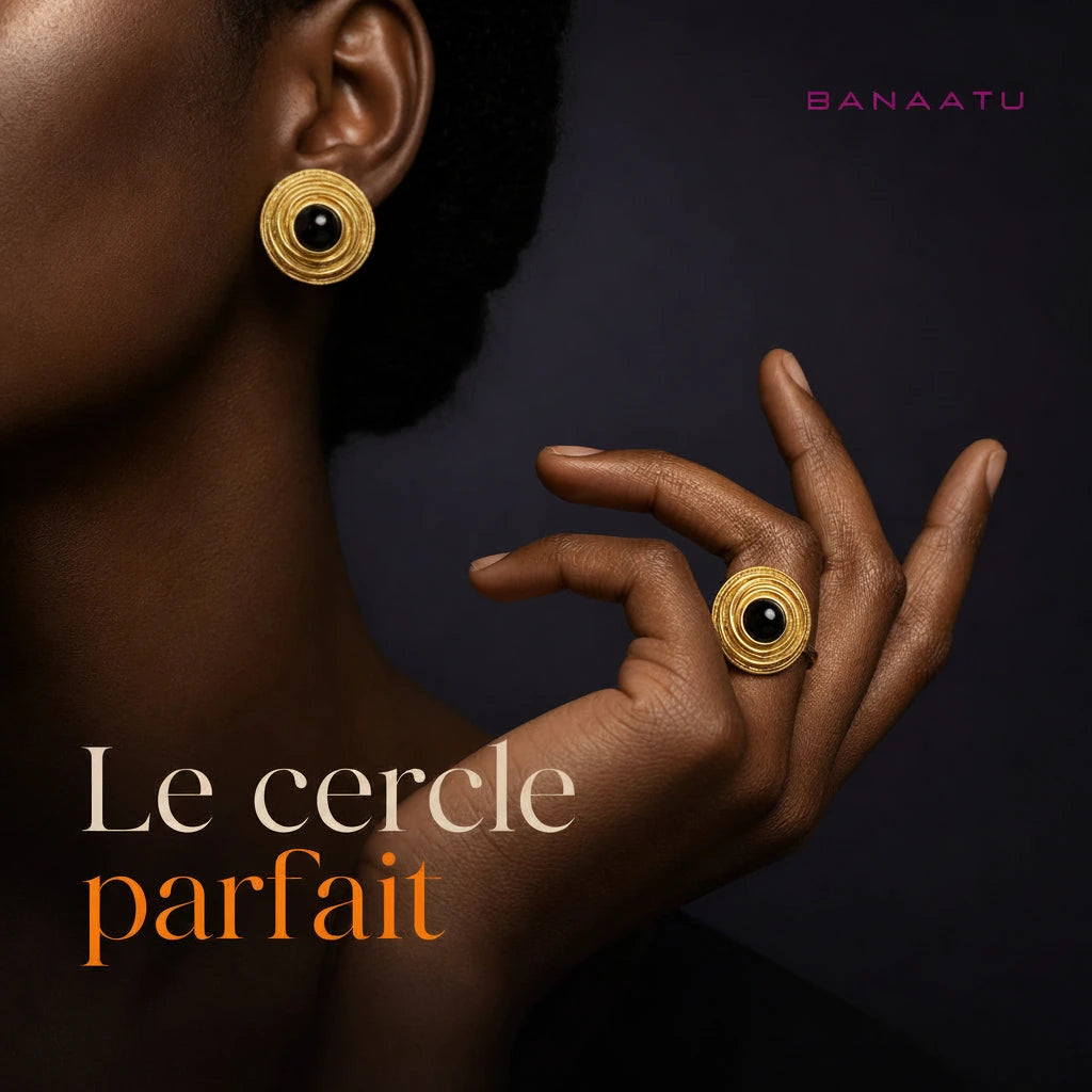 🔖Boucles&Bague Mounata